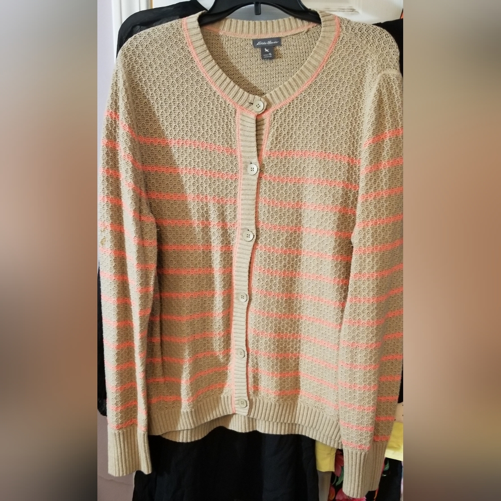 Eddie Bauer Button-Up Cardigan